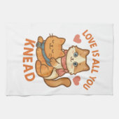 Liefde is alles wat je kneedt theedoek (Horizontaal)