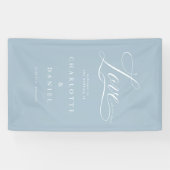 Liefde is alles wat je nodig hebt! Elegant, bruilo Spandoek (Horizontaal)