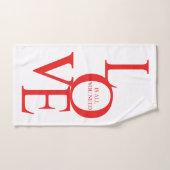Liefde is alles wat je nodig hebt handdoek (Handdoek)