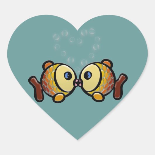 Liefde is alles wat je nodig hebt hart sticker (Voorkant)