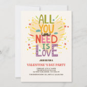 Liefde is alles wat je nodig hebt kaart (Voorkant)