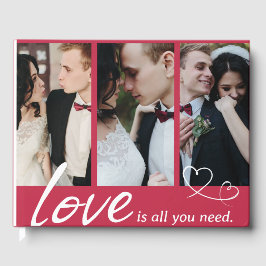 Liefde Is Alles Wat Je Nodig Hebt Koppel Collage G Gastenboek