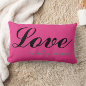 Liefde is alles wat je nodig hebt Kussen Blushing (Deken)