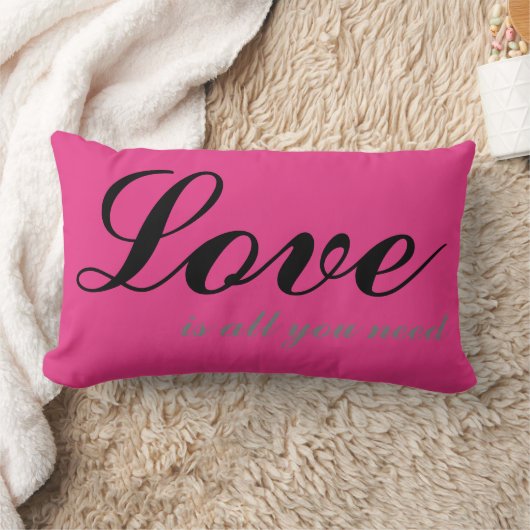 Liefde is alles wat je nodig hebt Kussen Blushing (Deken)