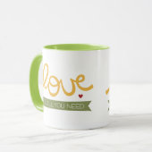 liefde is alles wat je nodig hebt mok (Voorkant links)