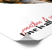 Liefde is alles wat je nodig hebt om foto's te ont poster (Hoek)