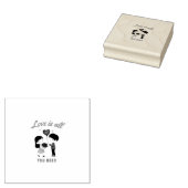 Liefde is alles wat je nodig hebt rubberstempel (Gestempeld)
