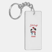 Liefde is alles wat je nodig hebt sleutelhanger (Voorkant Links)