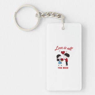 Liefde is alles wat je nodig hebt sleutelhanger