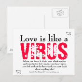 Liefde is als briefkaart (Voorkant / Achterkant)