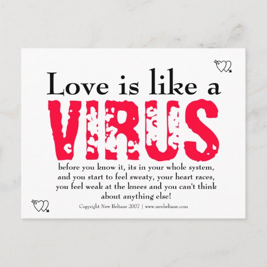 Liefde is als briefkaart (Voorkant)
