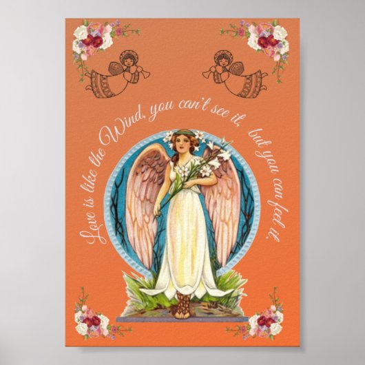 "Liefde is als de wind" Poster (Voorkant)