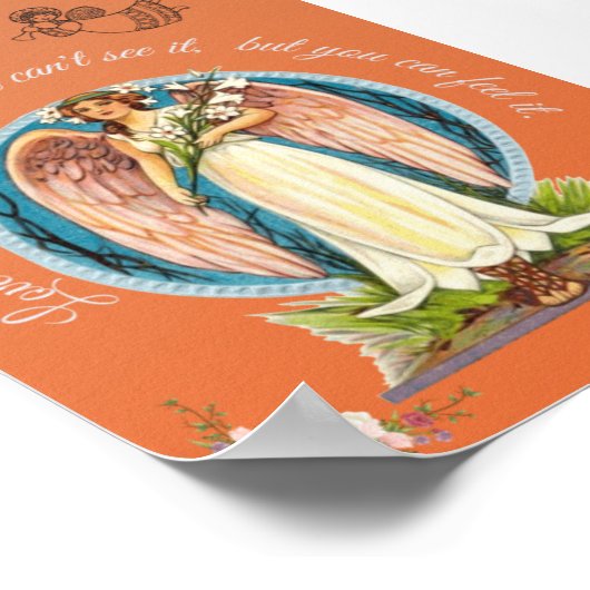 "Liefde is als de wind" Poster (Hoek)