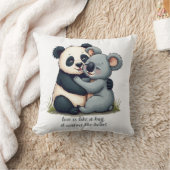 Liefde is als een knuffel kussen (Deken)