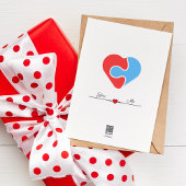 Liefde is als een puzzel & we creëer een meesterwe kaart