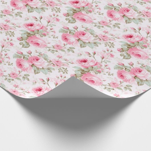 Liefde is als een Roos Cadeaupapier (Hoek)