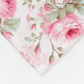 Liefde is als een Roos Fleece Deken (Hoek)