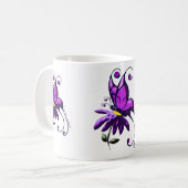 Liefde is als een vlinder koffiemok (Voorkant links)