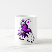 Liefde is als een vlinder koffiemok (Center)