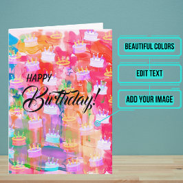 Liefde is als het laatste stuk taart verjaardag kaart