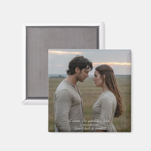 Liefde is als twee zielen elkaar herkennen magneet