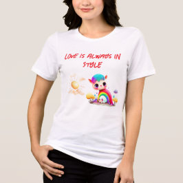Liefde is altijd in stijl! Valentijn's Day Design Tri-Blend Shirt