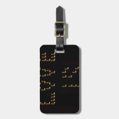 Liefde is bagagelabel (Voorkant verticaal)