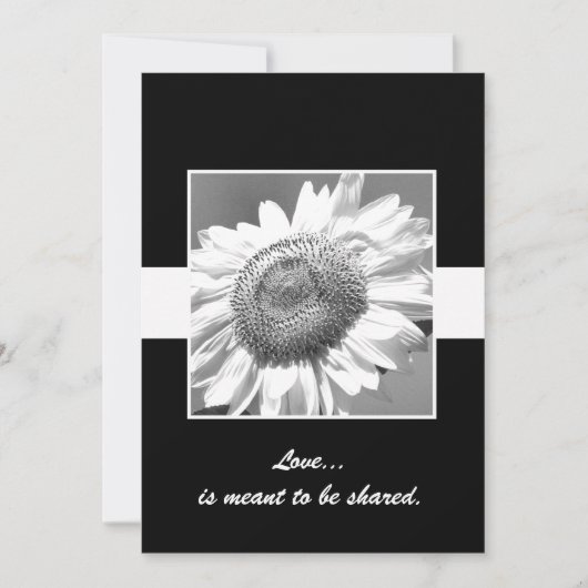 Liefde is bedoeld om te worden Gedeelde Gelofte Ve Kaart (Voorkant)