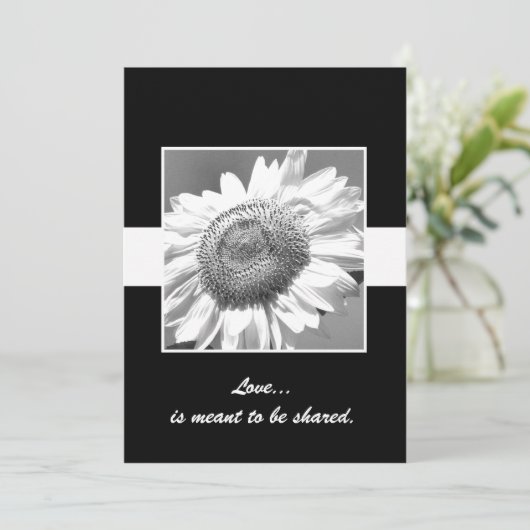 Liefde is bedoeld om te worden Gedeelde Gelofte Ve Kaart (Staand voorkant)