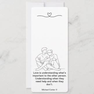 Liefde is begrip kaart