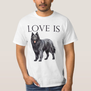 Liefde is Belgische herdershond T-shirt