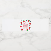 Liefde Is Bes Zoete Bruidsjurk Shower Waterfles Etiket (Enkel label)