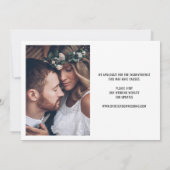 Liefde is besmettelijk 2 Foto Wijzigingsdatum Huwe Aankondiging (Achterkant)