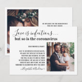 Liefde is besmettelijk 2 Foto Wijzigingsdatum Huwe Aankondiging (Voorkant / Achterkant)