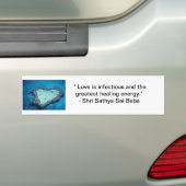 Liefde is besmettelijk bumpersticker (Op auto)