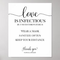 Liefde is besmettelijk, maar coronavirus is dat oo
