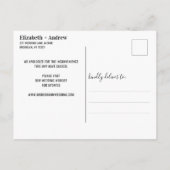 Liefde is besmettelijk Uitstel trouwerij Aankondigingskaart (Achterkant)