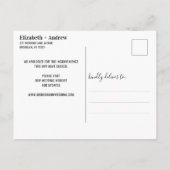 Liefde is besmettelijk Uitstel zilveren bruiloft Aankondigingskaart (Achterkant)