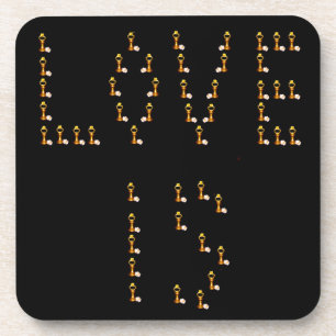 Liefde is bier onderzetter