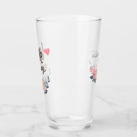 Liefde is bierglas brouwen glas (Links)