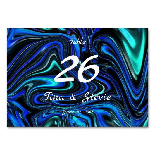 Liefde is blauw kaart (Achterkant)