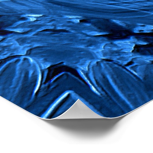 Liefde is blauw..... poster (Hoek)