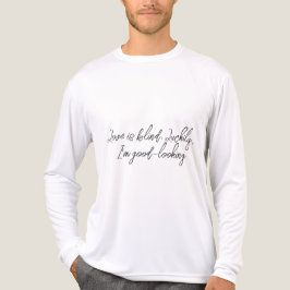 Liefde is blind. Gelukkig ben ik knap Tri-Blend Shirt