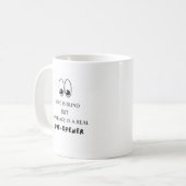 Liefde is blind grappig koffiemok (Voorkant links)