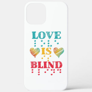 Liefde is blinde brailleschrift Case-Mate iPhone case