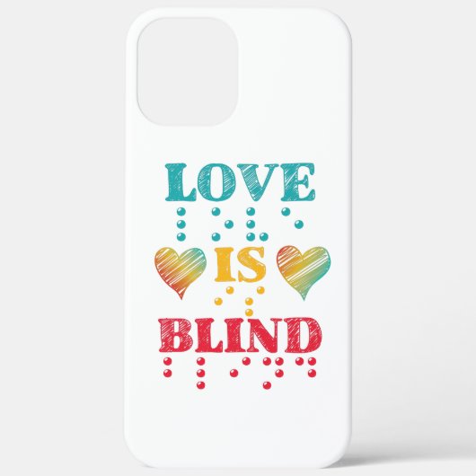 Liefde is blinde brailleschrift Case-Mate iPhone case (Achterkant)