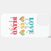 Liefde is blinde brailleschrift Case-Mate iPhone case (Achterkant / Rechts)