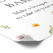 Liefde is Bloeiende Vrijgezellenfeest Bloemenbar Poster (Hoek)