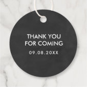 Liefde is bloemen, bloemen Label, bruiloft Chalkbo Bedankjes Labels (Achterkant)