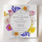 Liefde is Blooming Spring Floral Vrijgezellenfeest Kaart